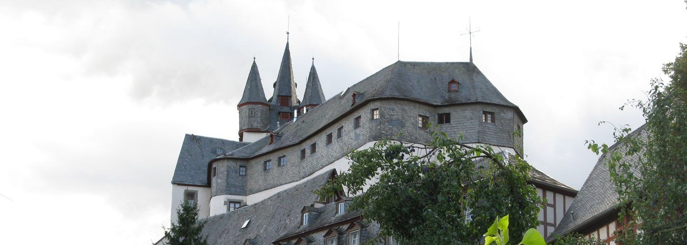 Grafenschloss Diez über den Dächern der Altstadt